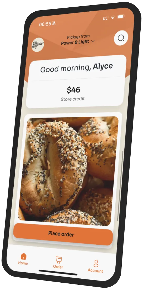 Meshuggah Bagels app preview