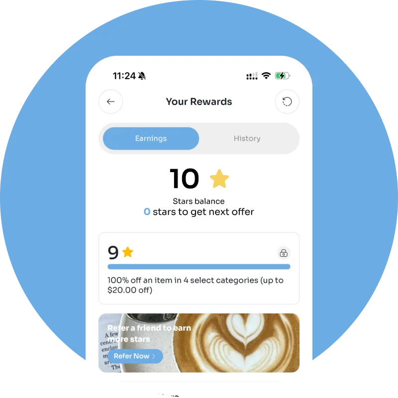 ⭐ Earn Rewards