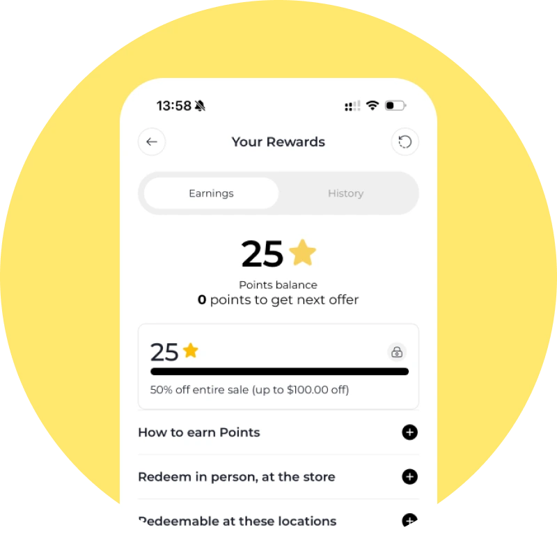 ⭐ Earn Rewards