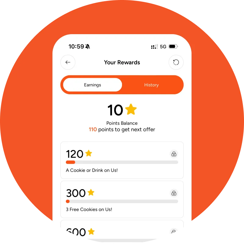 ⭐ Earn Rewards