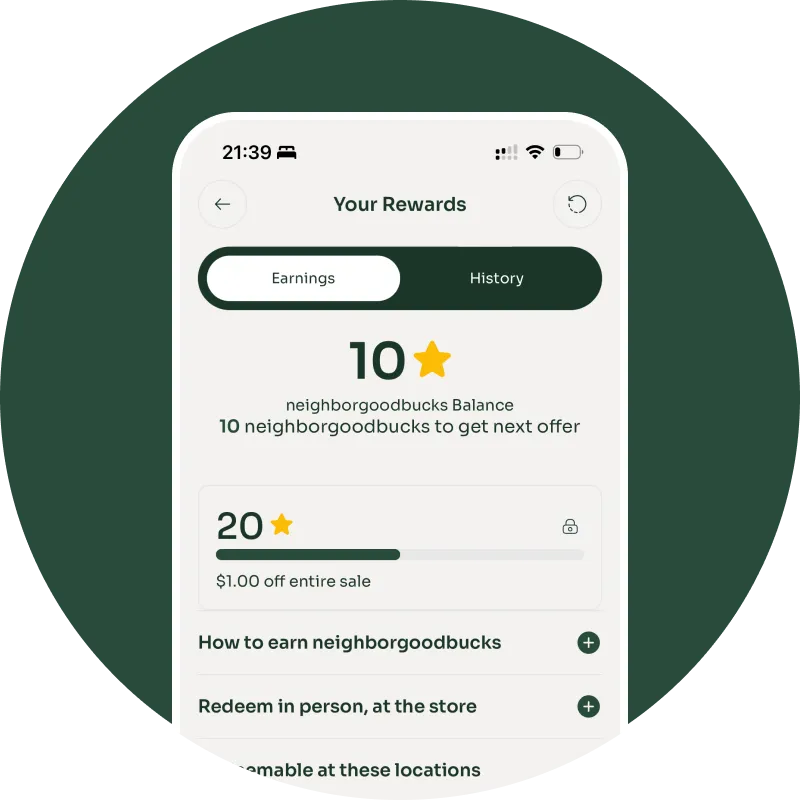 ⭐ Earn Rewards