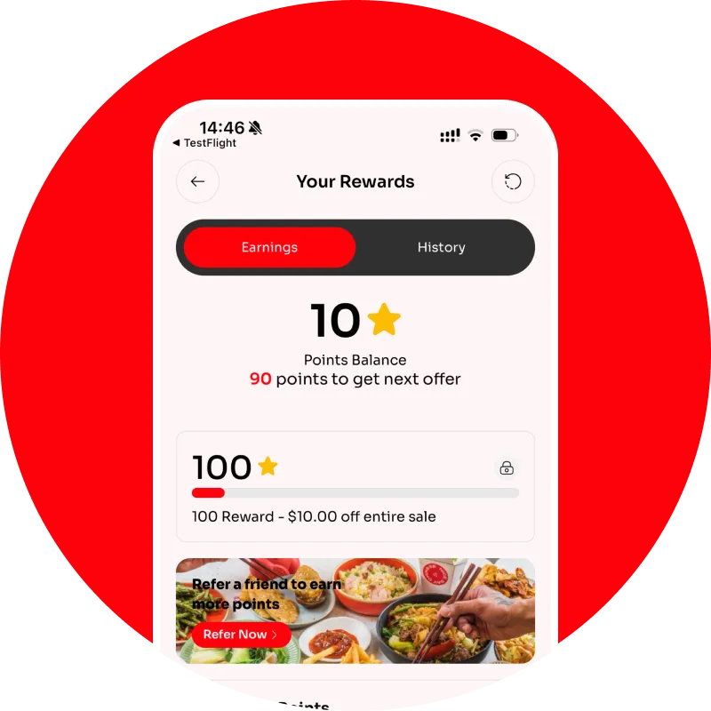 ⭐ Earn Rewards