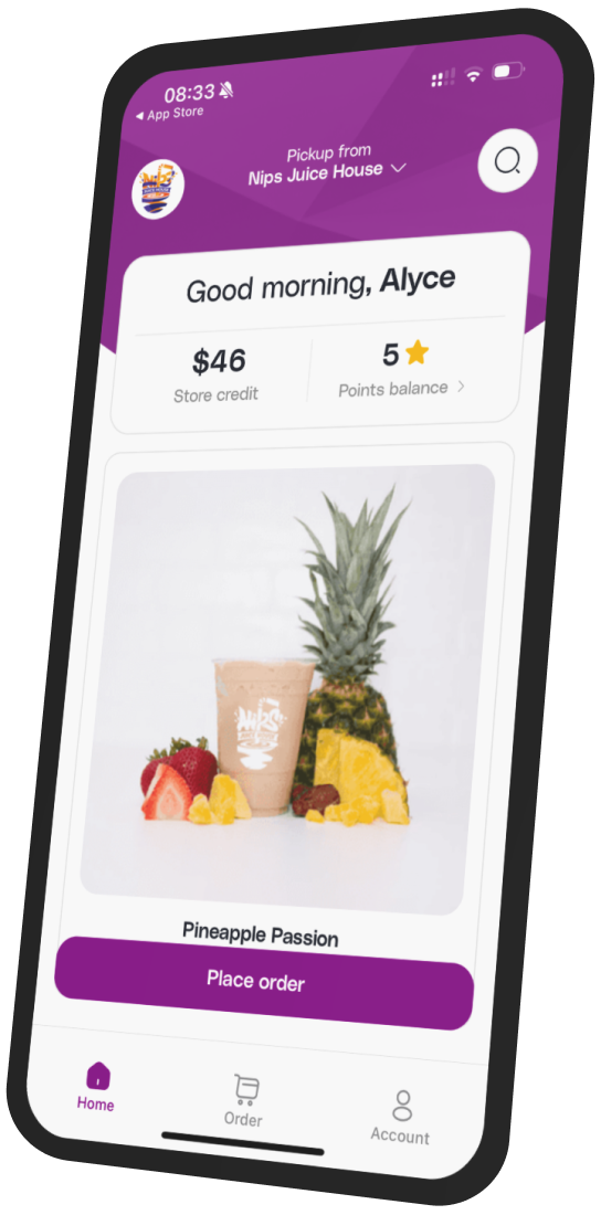 Nips Juice House - MD app preview