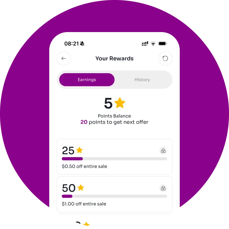 ⭐ Earn Rewards