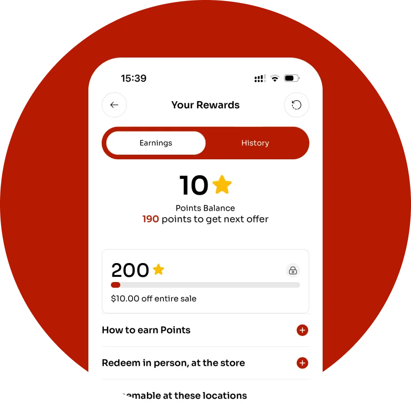 β Earn Rewards