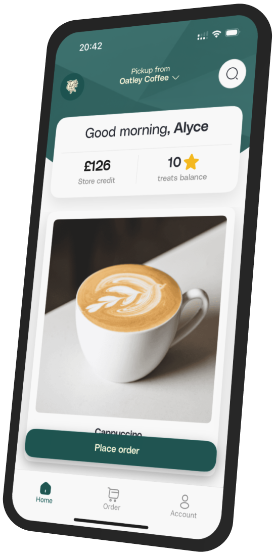 Oatley Coffee app preview