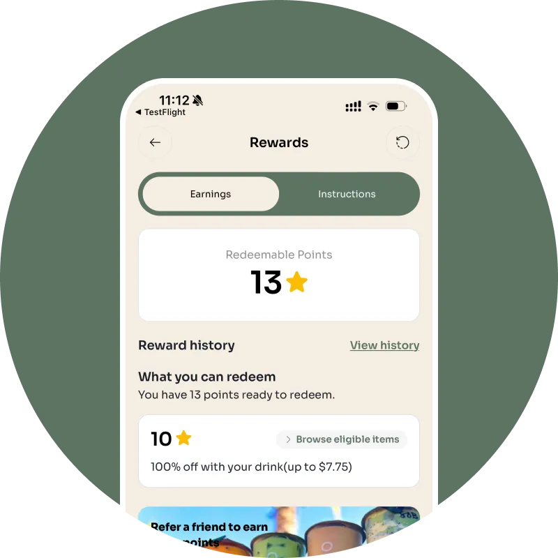 ⭐ Earn Rewards