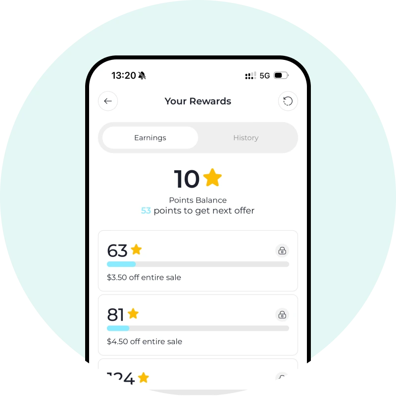 ⭐ Earn Rewards