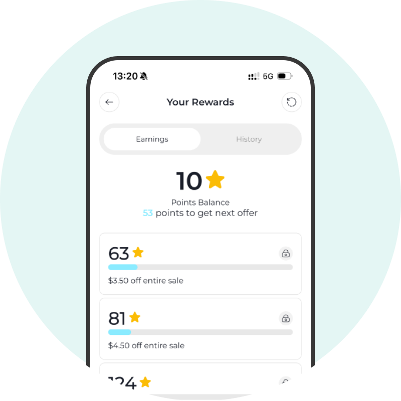 ⭐ Earn Rewards