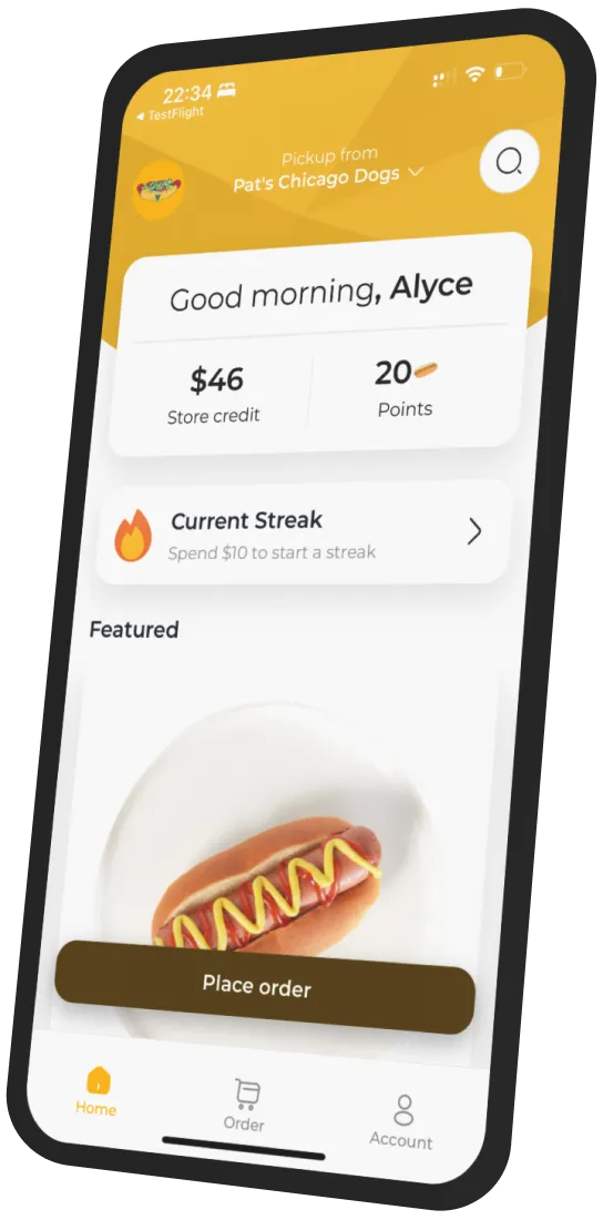 Pat's Chicago Dogs app preview