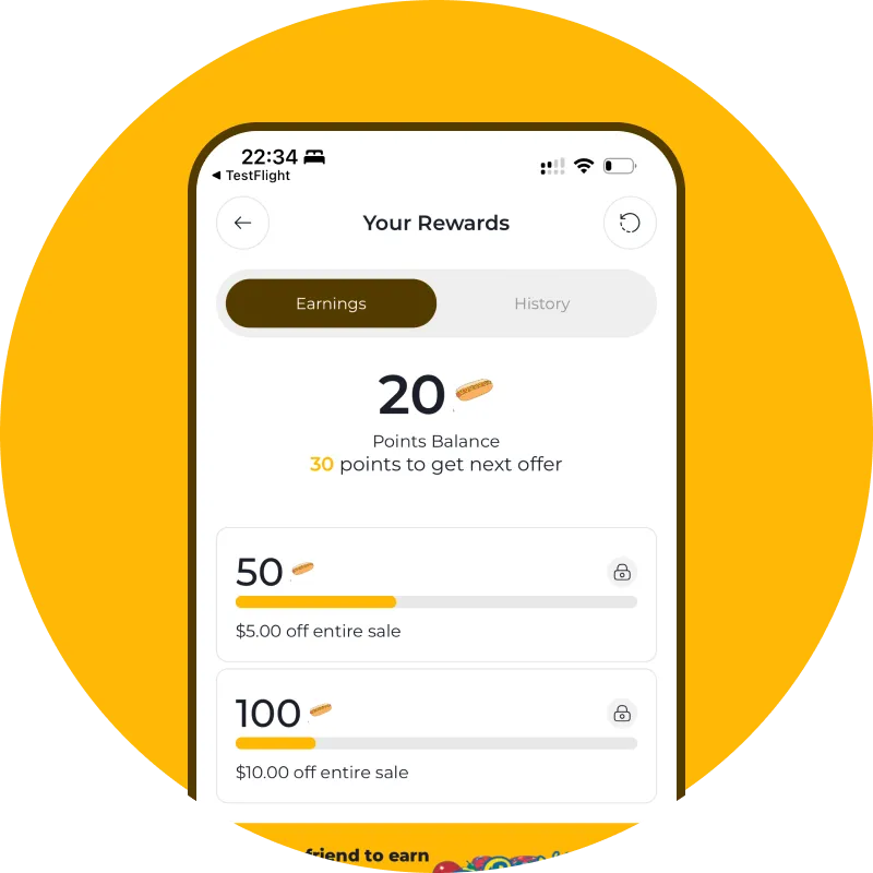 ⭐ Earn Rewards