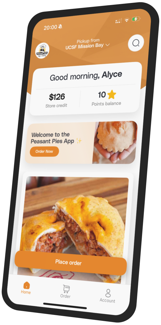 Peasant Pies app preview