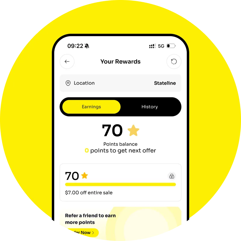 ⭐ Earn Rewards