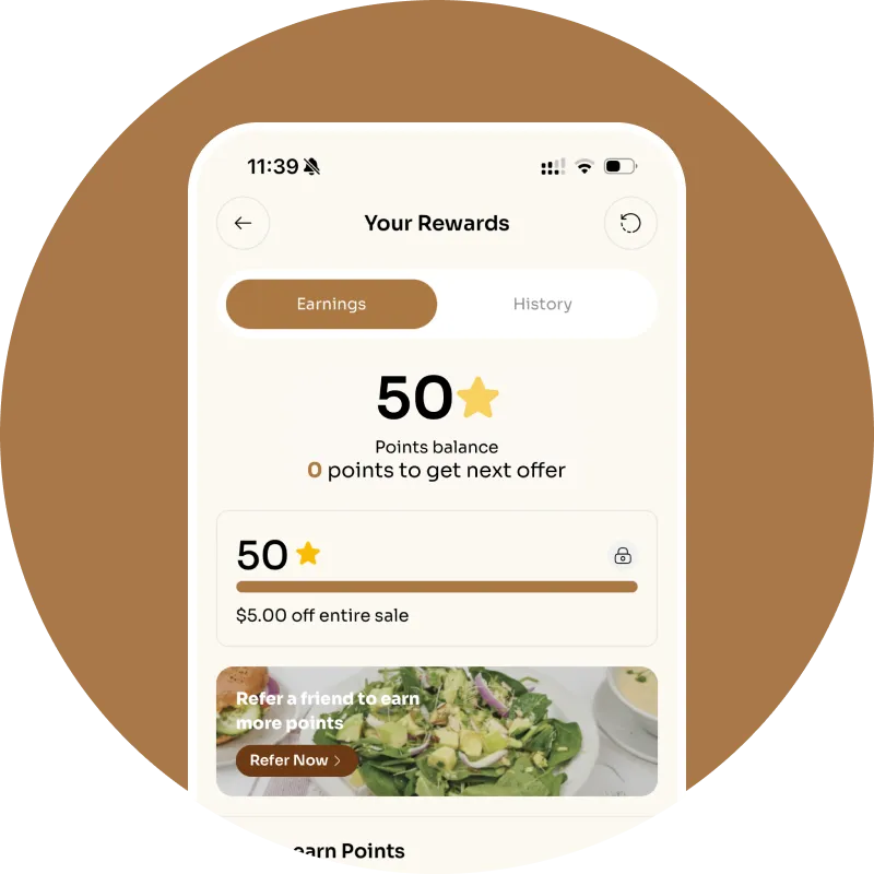⭐ Earn Rewards