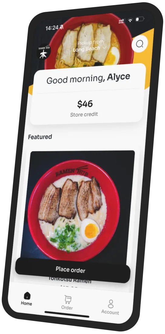 Ramen Hub app preview