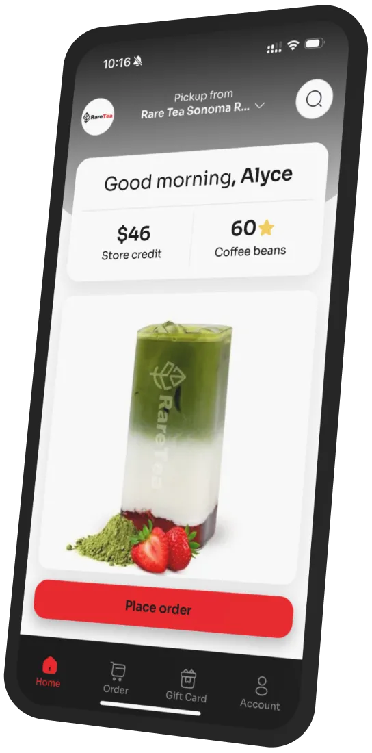 Rare Tea Sonoma Ranch app preview