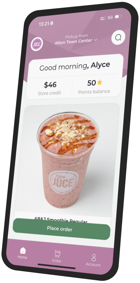 Raw Juce app preview