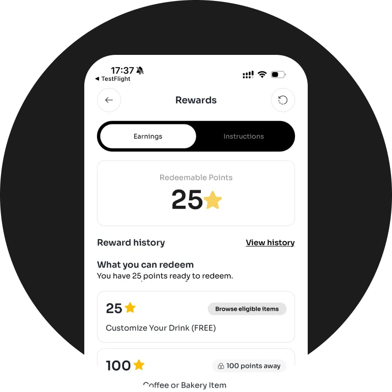 ⭐ Earn Rewards