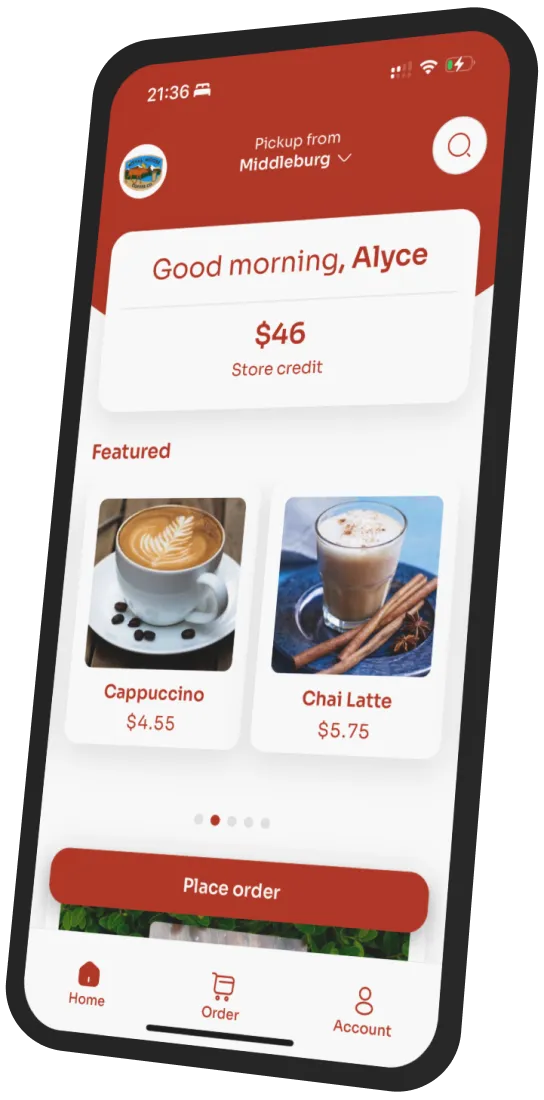 Royal Moose Coffee Company app preview