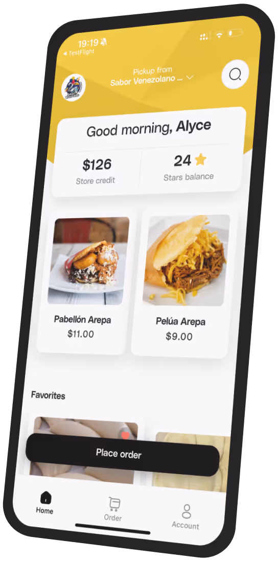 Sabor Venezolano app preview