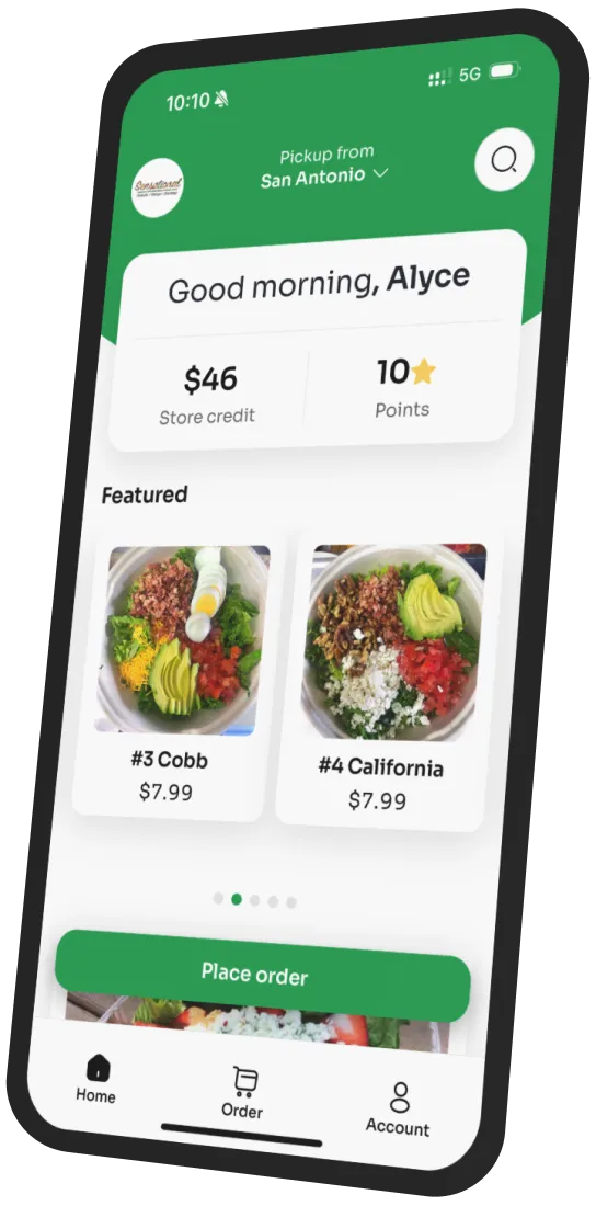 Sensational Salads & Wraps app preview