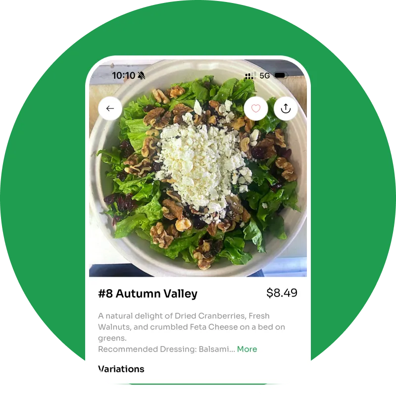 🥗 Order Ahead