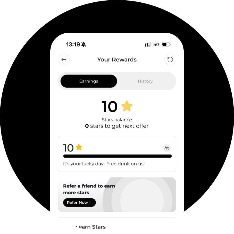 ⭐ Earn Rewards