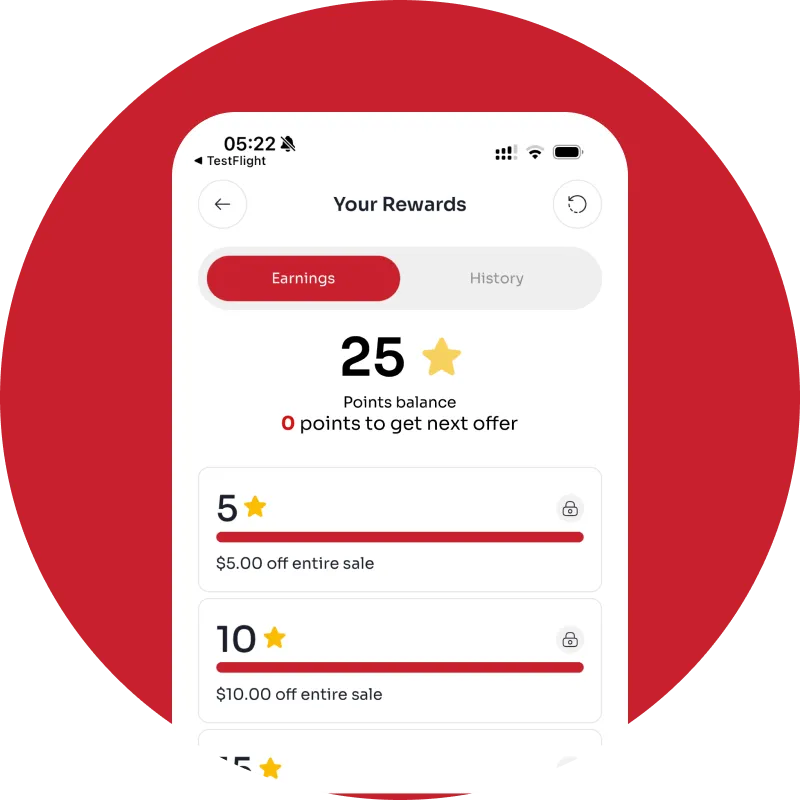 ⭐ Earn Rewards