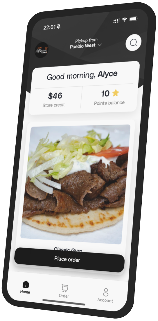 Shah's The American Gyro app preview