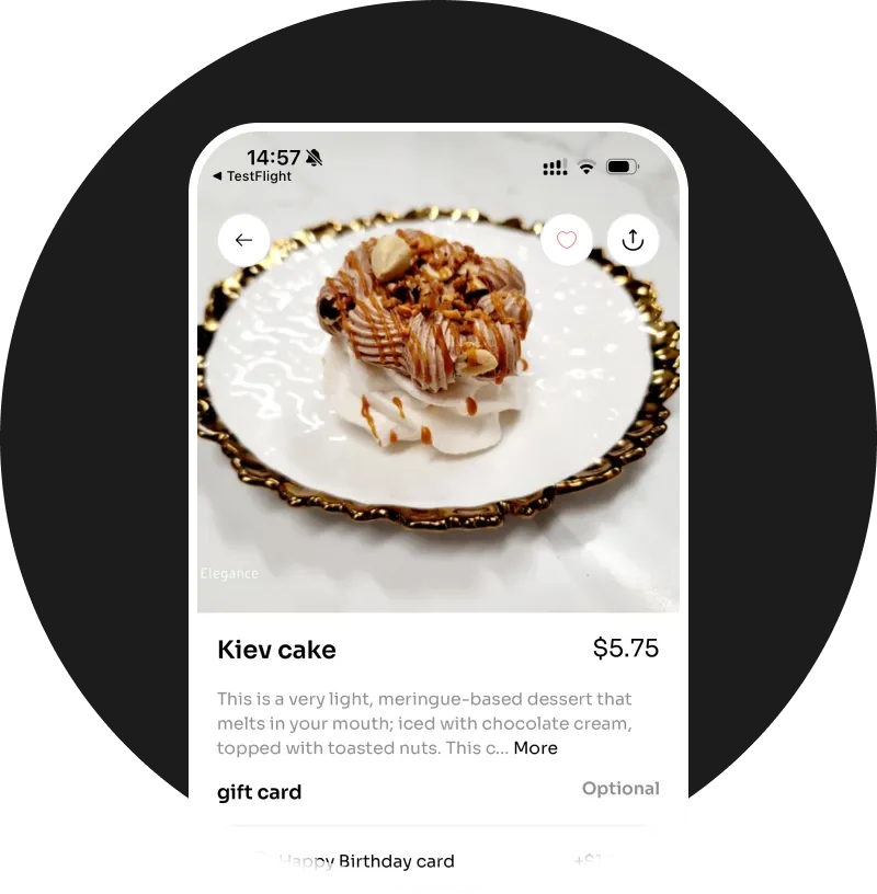 🍰 Order Ahead