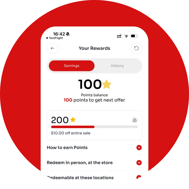 ⭐ Earn Rewards