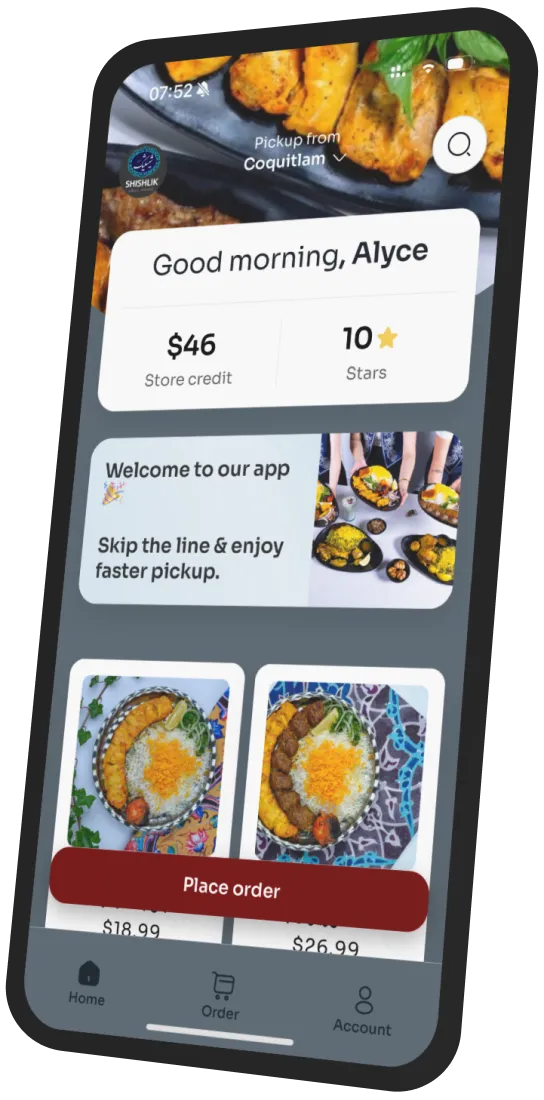 Shishlik Grill House app preview