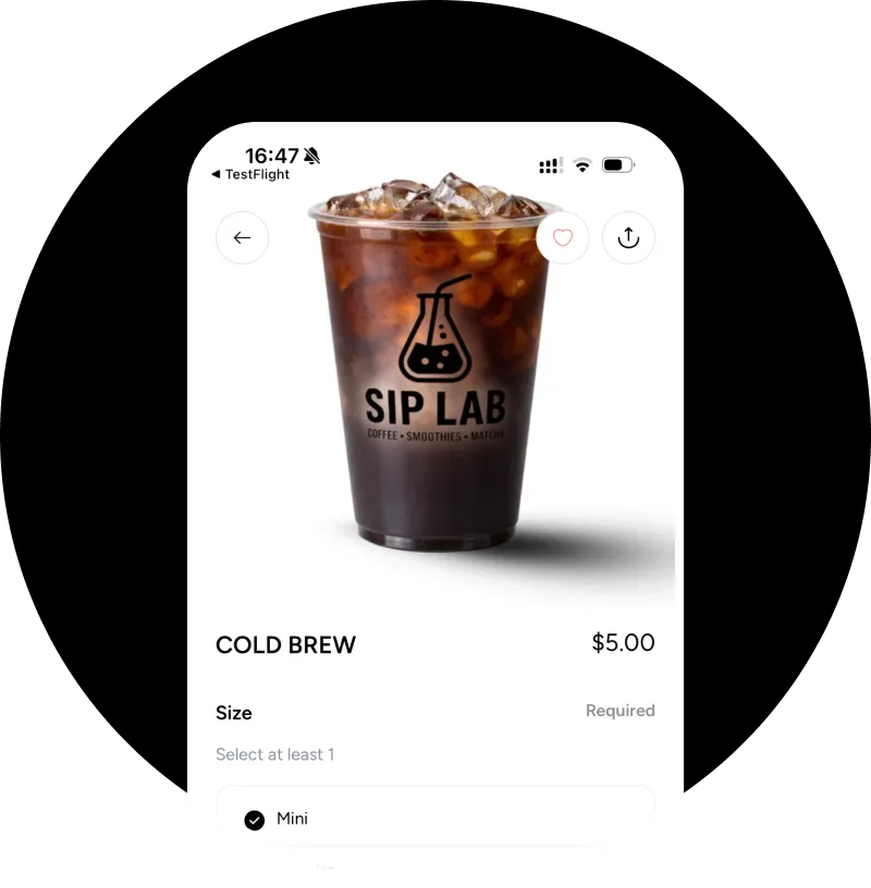 🥤 Order Ahead