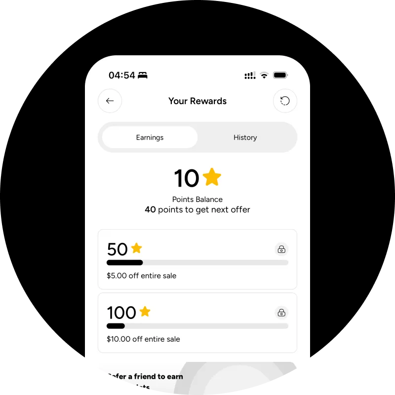 ⭐ Earn Rewards