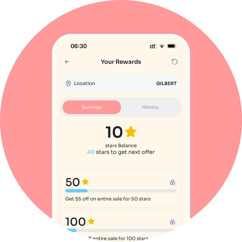 ⭐ Earn Rewards