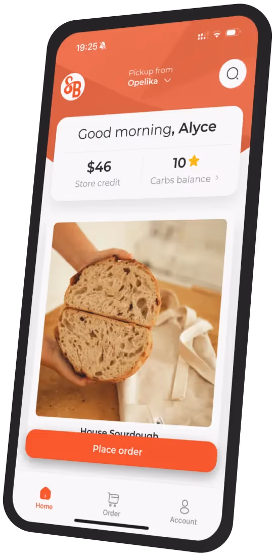 Stinson Breads app preview