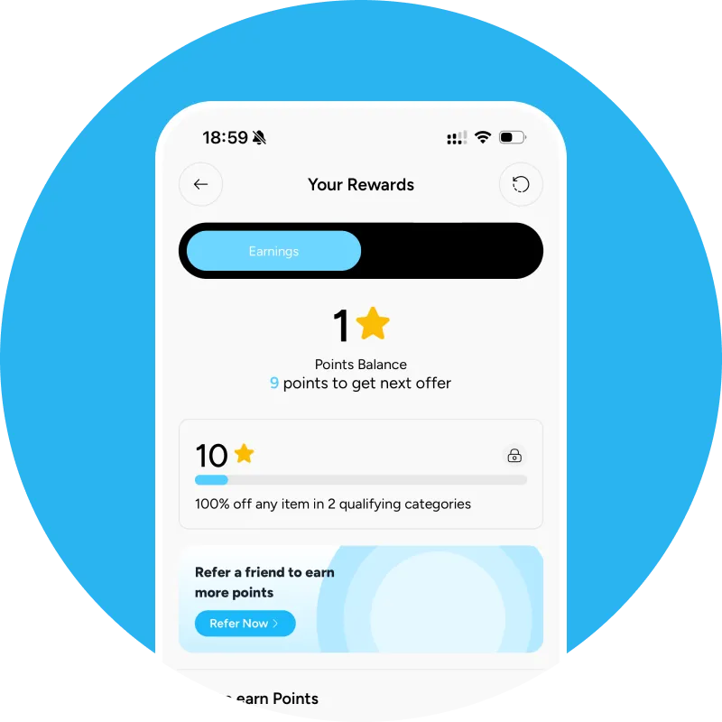 ⭐ Earn Rewards