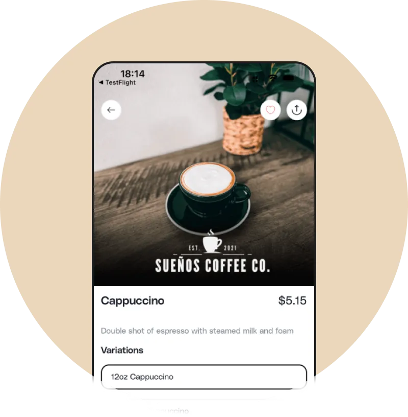 ☕ Order Ahead