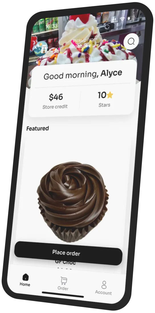 Sugar Cube Cafe app preview