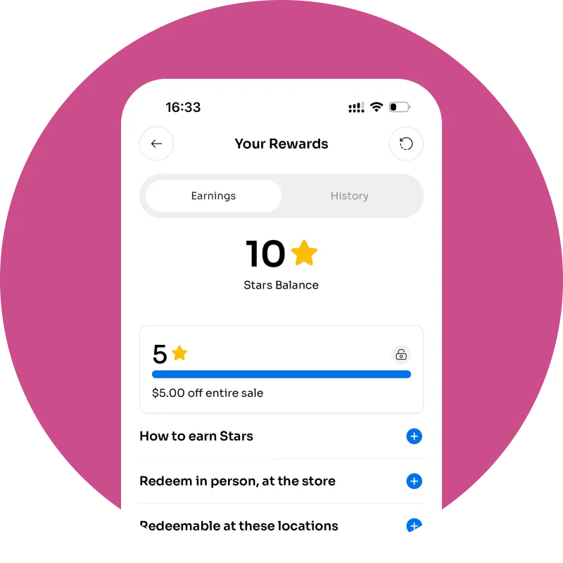 ⭐ Earn Rewards