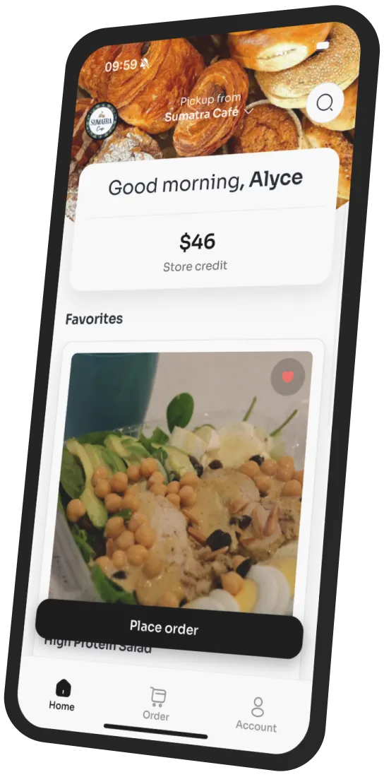 Sumatra Café app preview