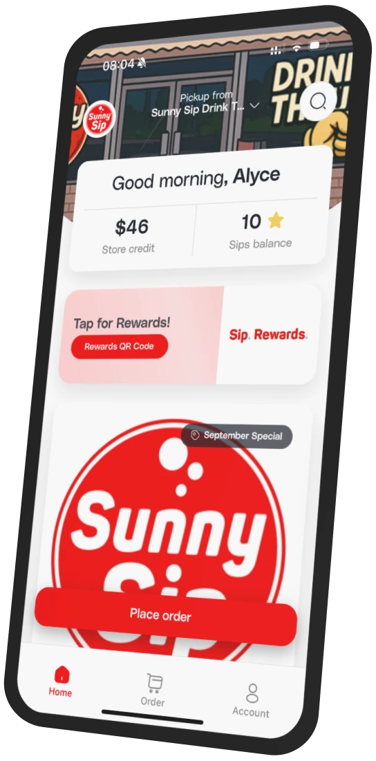 Sunny Sip app preview
