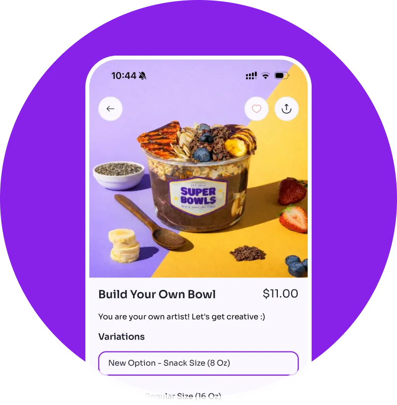 🥣 Order Ahead