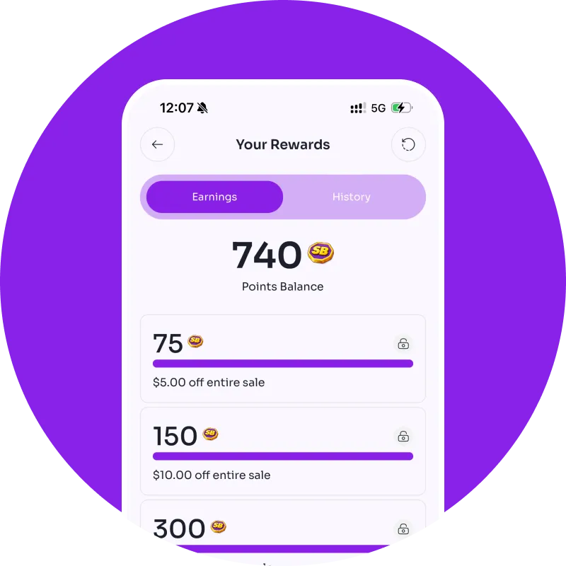 ⭐ Earn Rewards