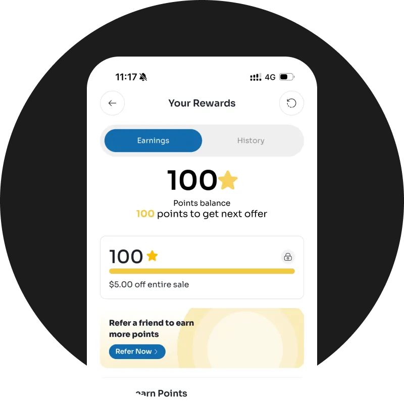 ⭐ Earn Rewards