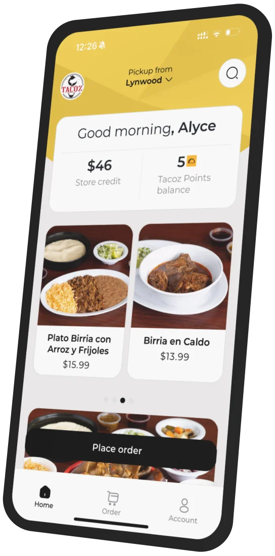 Tacoz app preview