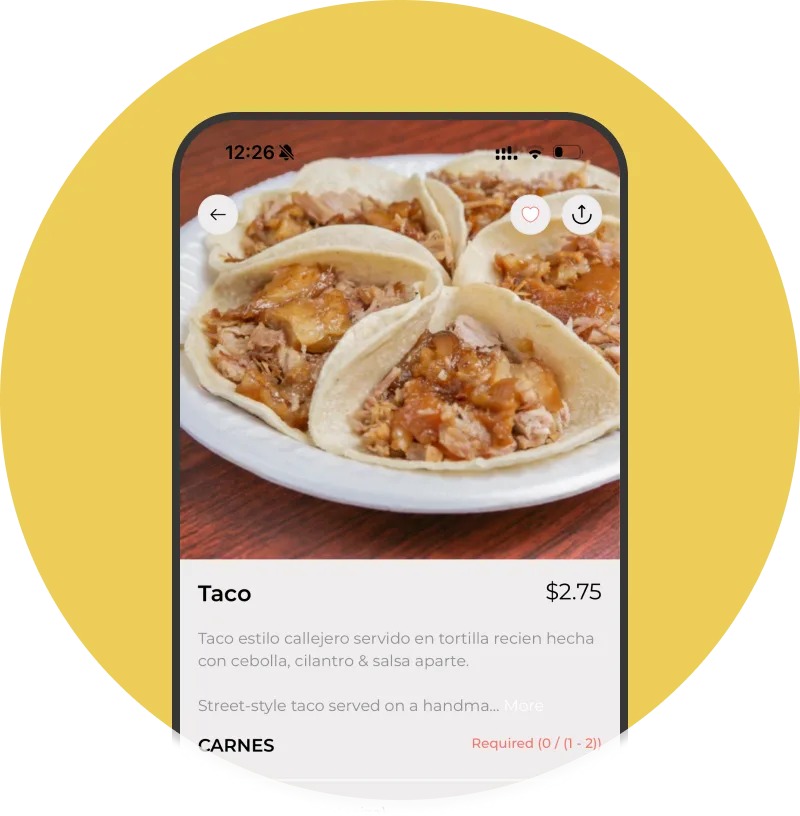 🌮 Order Ahead