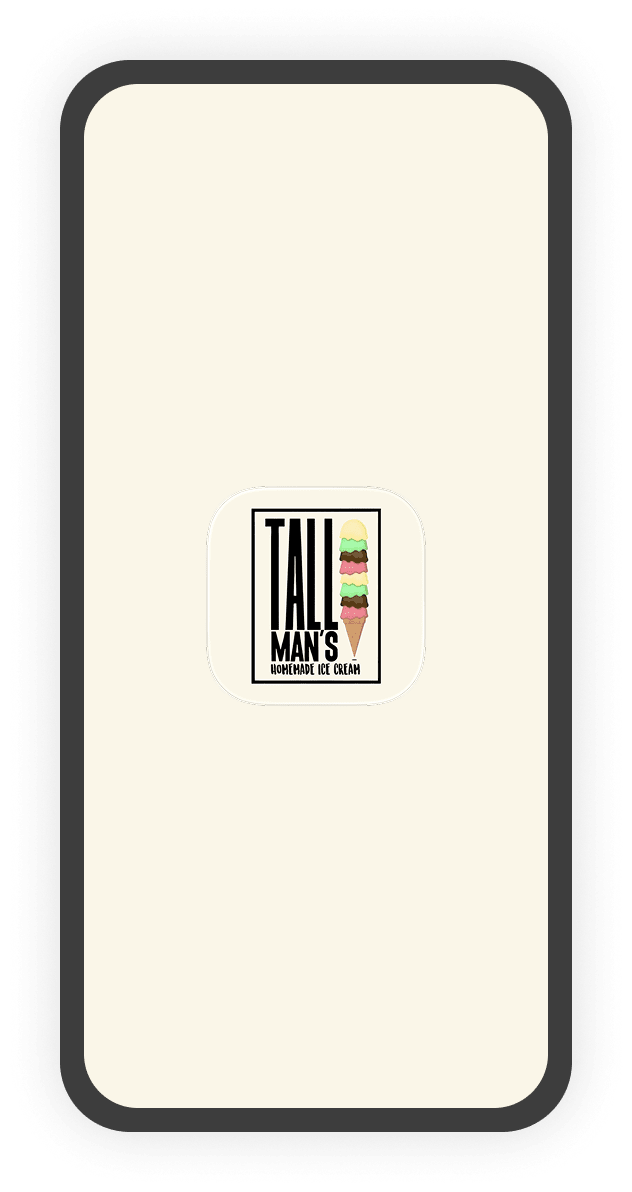Tall Mans Ice Cream app