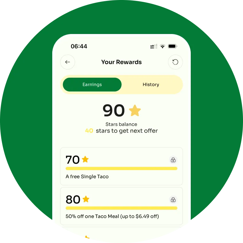 ⭐ Earn Rewards