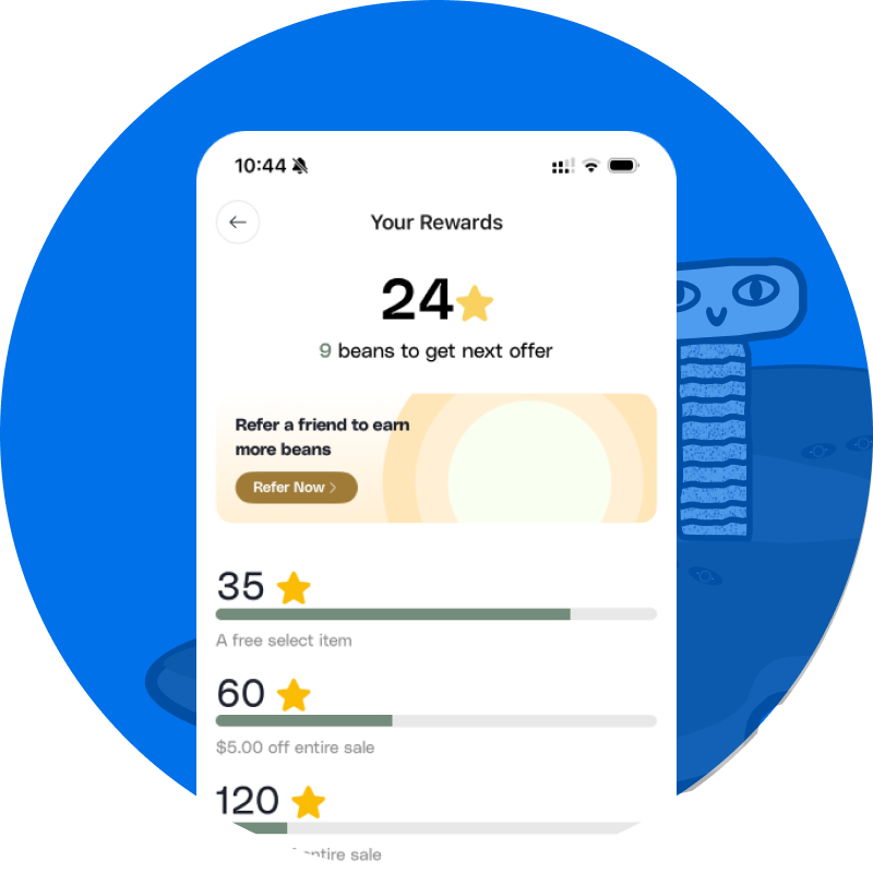 🌟 Earn Rewards with Every Sip